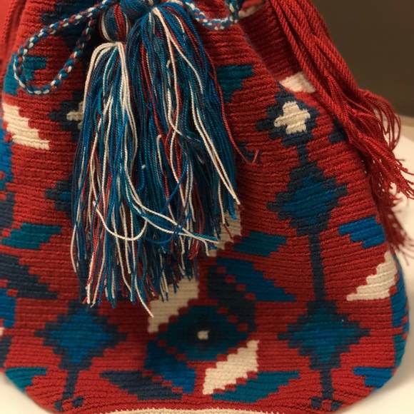 BNWOT Wayuu Tribe Drawstring bag - Picture 3 of 4
